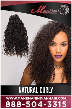 Curly hair extension